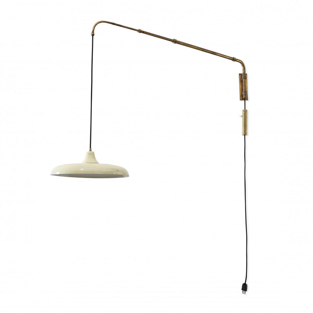 LAMPADA DA PARETE ESTENSIBILE  ITALIA ANNI '50  - ADJUSTABLE WALL LAMP  ITALY 1950S (1 of 1)