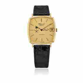 CHOPARD L.U.C REF. 2063 IN GOLD WITH SAUDI ARABIA CREST, 90s (1 of 3)