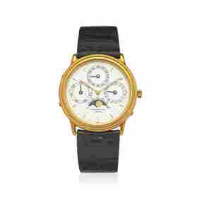 AUDEMARS PIGUET QUANTIEME PERPETUAL CALENDAR IN ORO REF. BA 5548, BOX AND PAPERS, MINT CONDITIONS, (1 of 6)