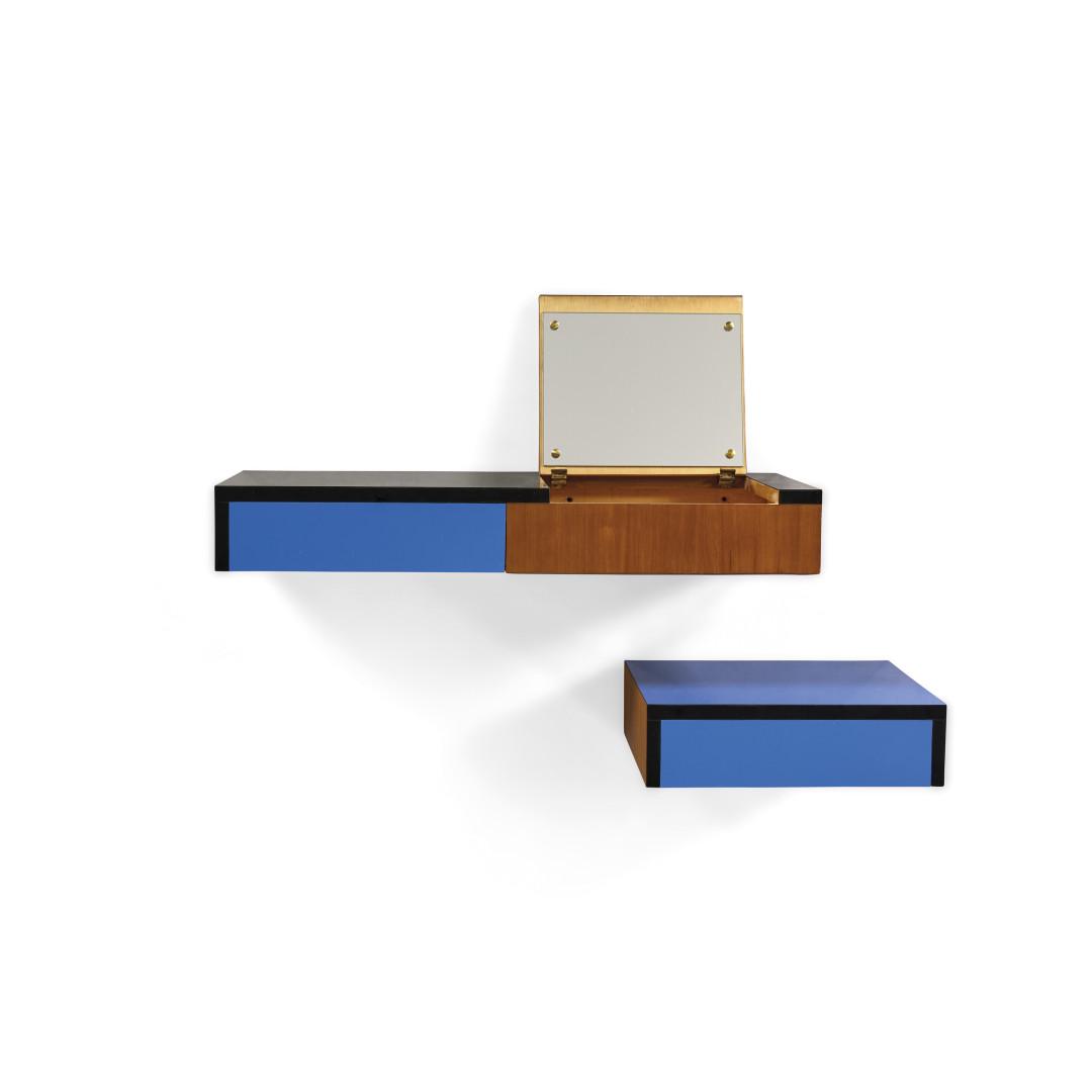 Wall-mounted vanity and bedside cabinet (1 of 1)