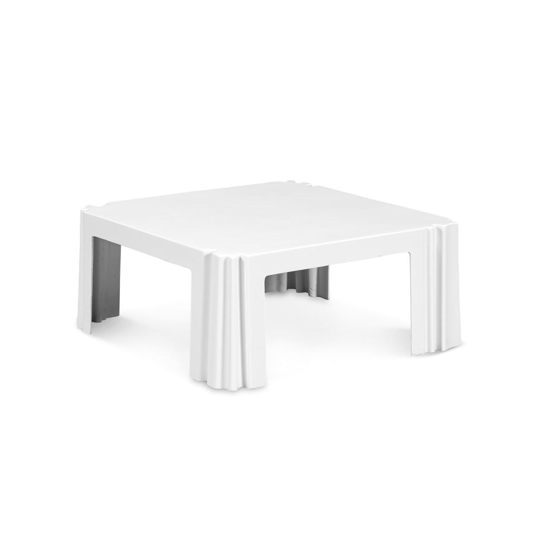 SERGIO ASTI 1926 Rare 'TrentatrÃ©' low table for Sintesis: Rare 'TrentatrÃ©' low table for Sintesis 1970 Varnished fiberglass. 13.78 x 31.50 x 31.50 in. Bibliografia/Literature E. Ambasz, Italy: the new domestic landsacape, MoMA, Catalogo dell'esposizione,