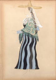 La Mallorquina (costume design for 'Le Tricorne')  1920