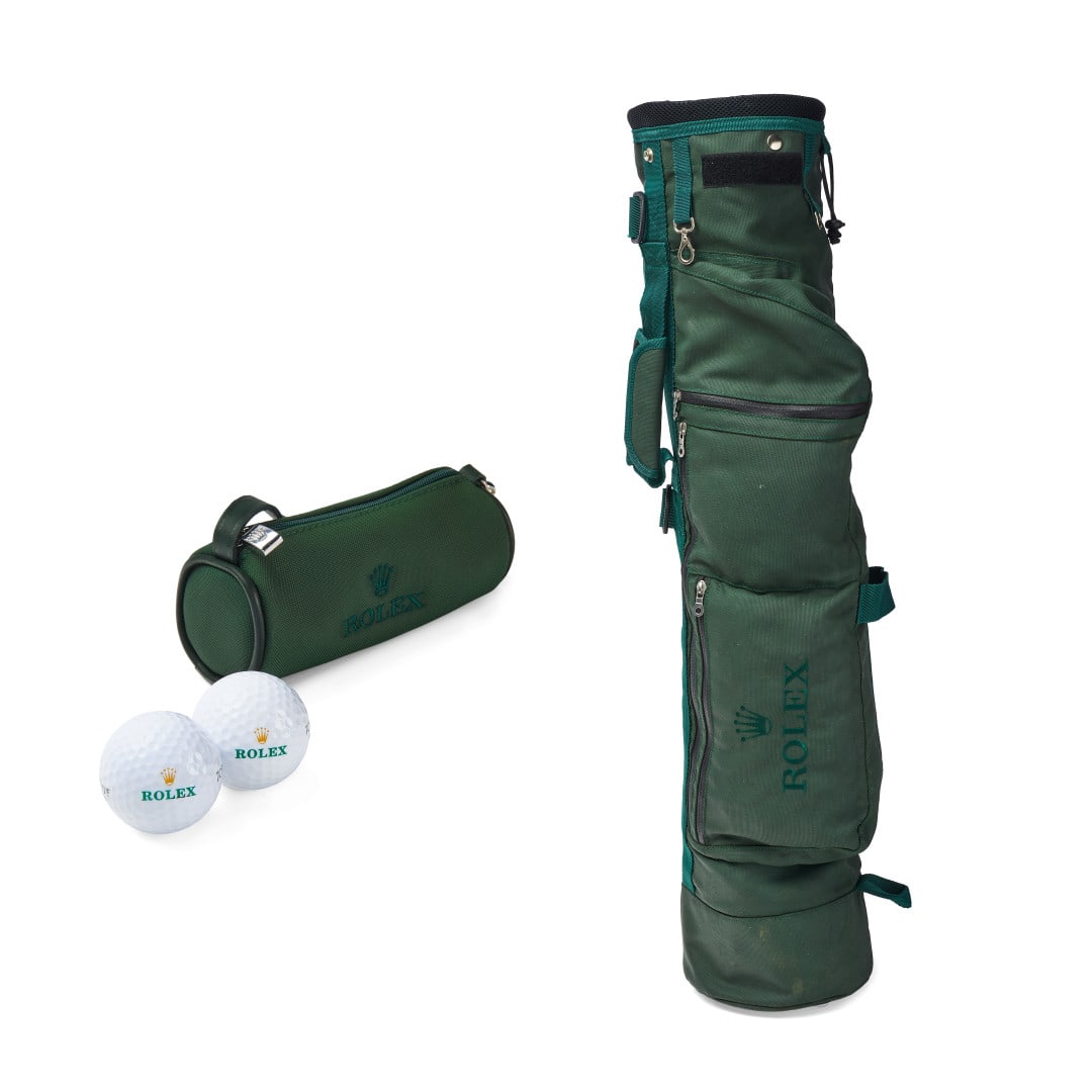 Rolex Golf Ball Set And Bag