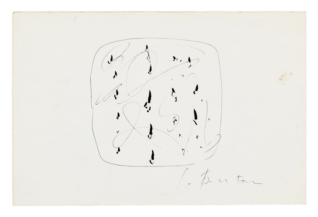 LUCIO FONTANA   1899-1968 Senza titolo  1967  - LUCIO FONTANA   1899-1968 Untitled  1967 (1 of 1)