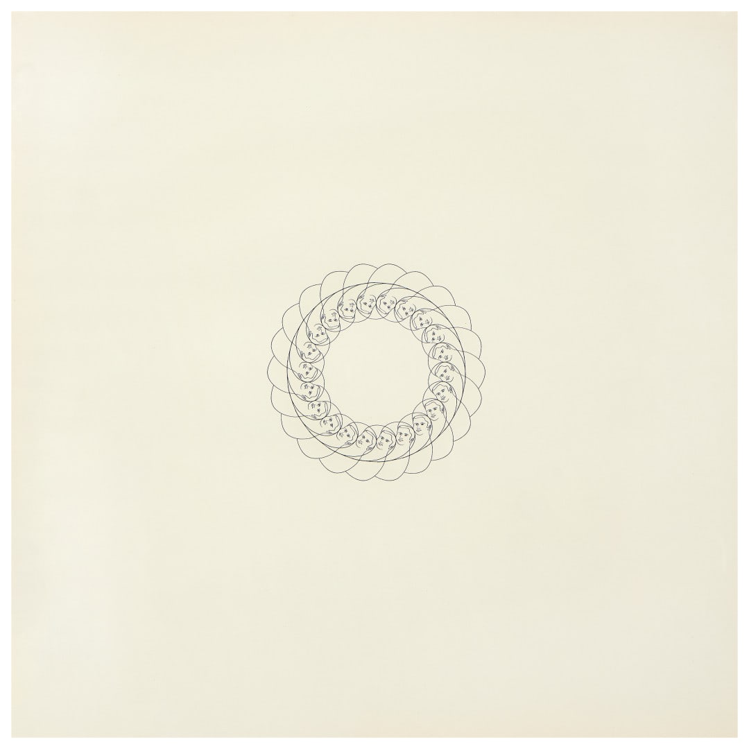 GINO DE DOMINICIS 1947-1998 Senza titolo 1972 - GINO DE DOMINICIS 1947-1998 Untitled 1972: Stampa serigrafica su carta, ed. 13/300. 70,00 x 70,00 cm Firmato e numerato al recto in basso a sinistra. Stampato da Artestudio, Macerata per Edizione Permariemonti, Roma. Seppur nate in tempi diver