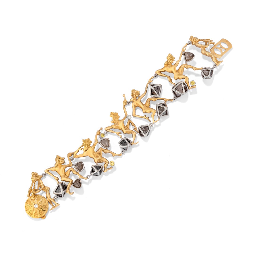 Bracciale “Ditirambo" in diamanti, cirio - diamond “dithyramb" bracelet, cirio (1 of 2)