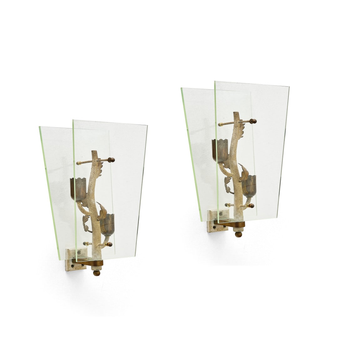 PIETRO CHIESA (ATTRIBUITO) Due lampade da parete  anni '40  - PIETRO CHIESA (ATTRIBUITO) Two wall (1 of 1)