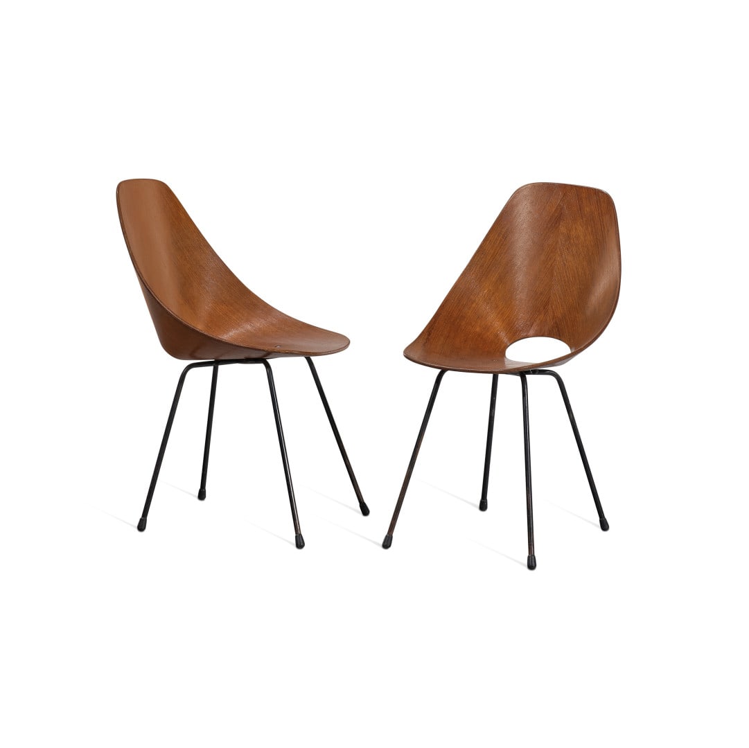 VITTORIO NOBILI  1935 Due sedie ‘Medea’ per F.lli Tagliabue  1955  - VITTORIO NOBILI  1935 Two (1 of 1)