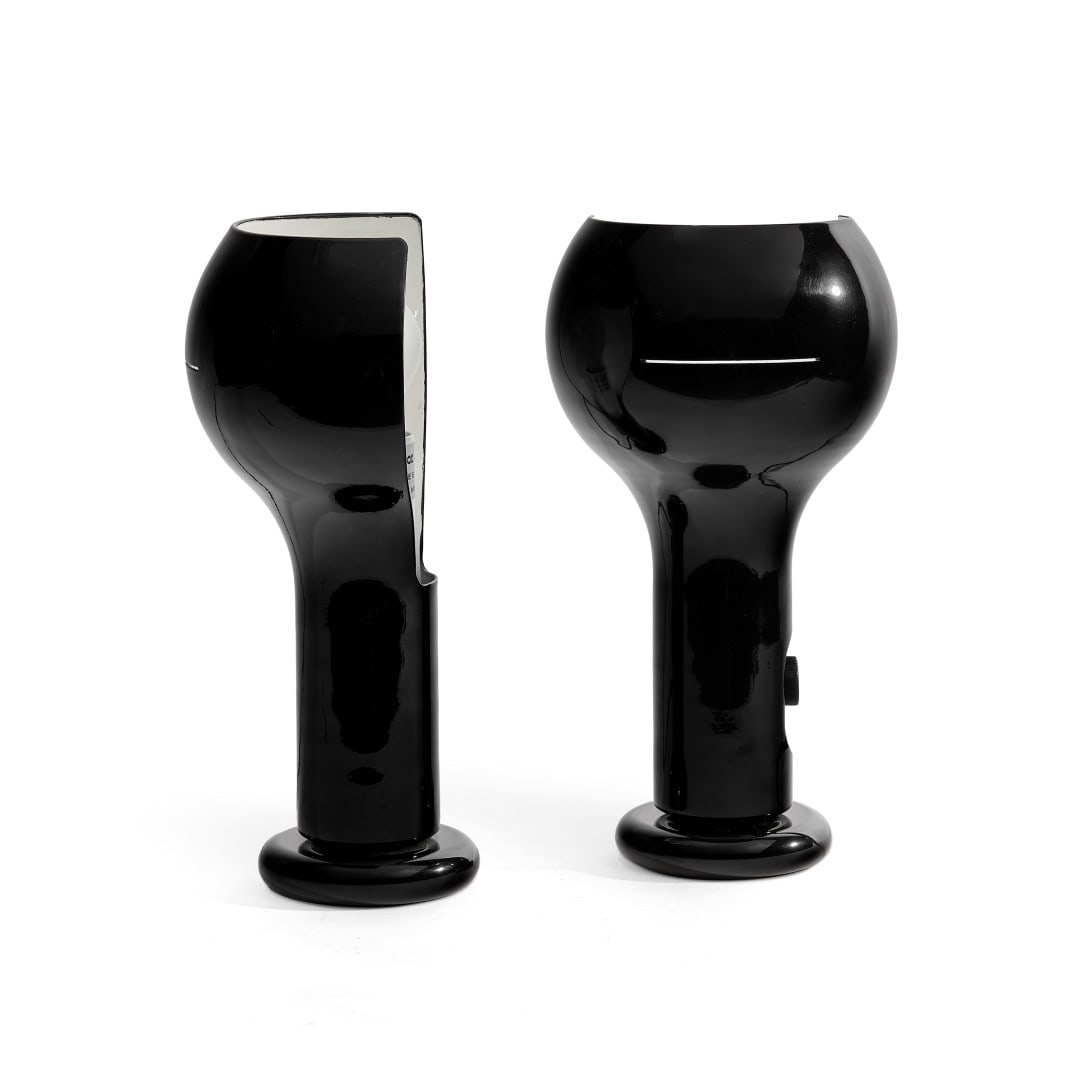 JOE COLOMBO  1930-1971 Due lampade da tavolo ‘Flash 2207’ per O-Luce  1968  - JOE COLOMBO (1 of 1)