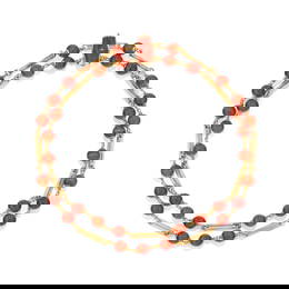 Demi Parure in oro giallo 18 kt e corniole - 18K YELLOW GOLD AND CARNELIAN DEMI PARURE