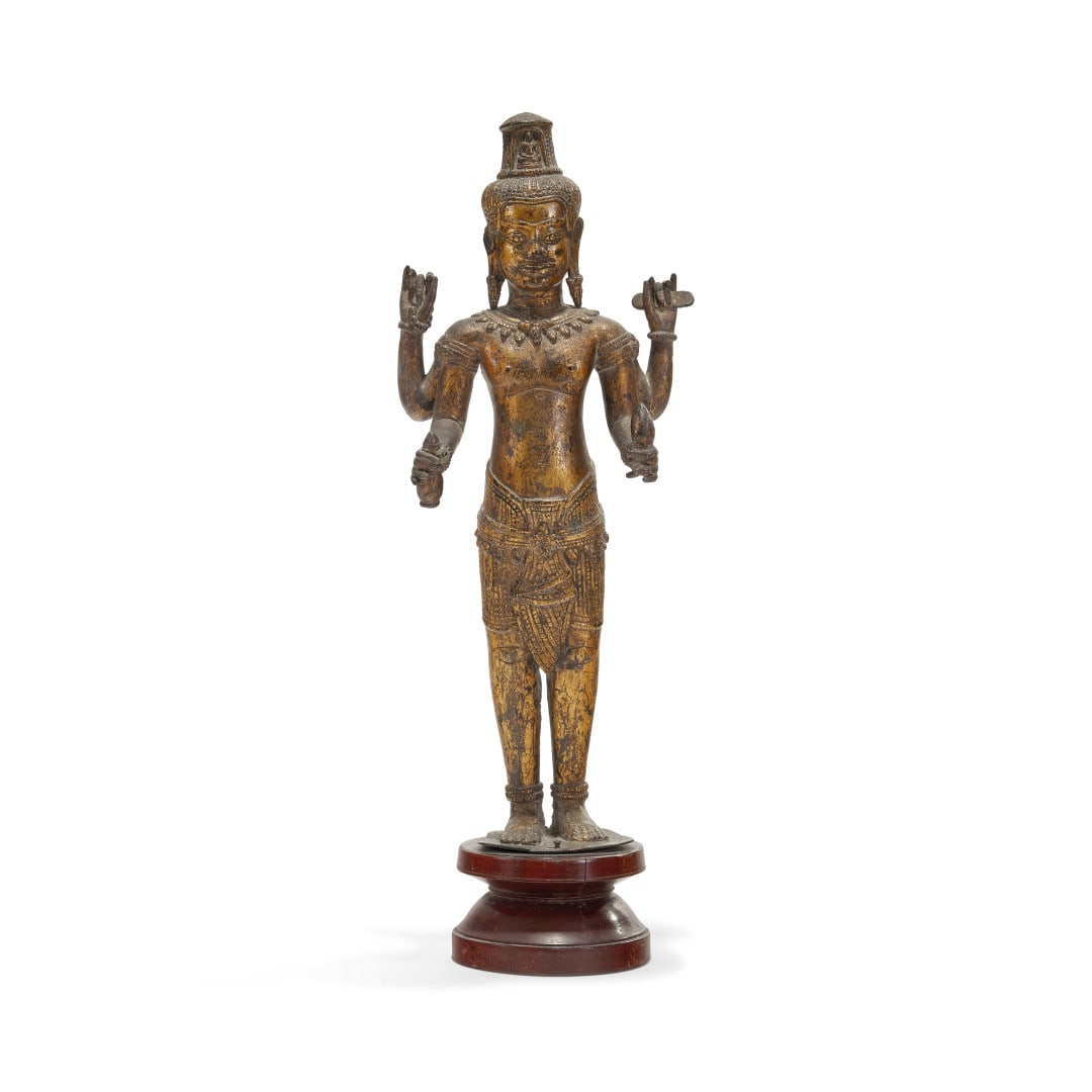 LOKESHVARA STANTE  Cambogia, stile Khmer, XX secolo   - Standing Lokeshvara  Cambodia, Khmer style, (1 of 1)
