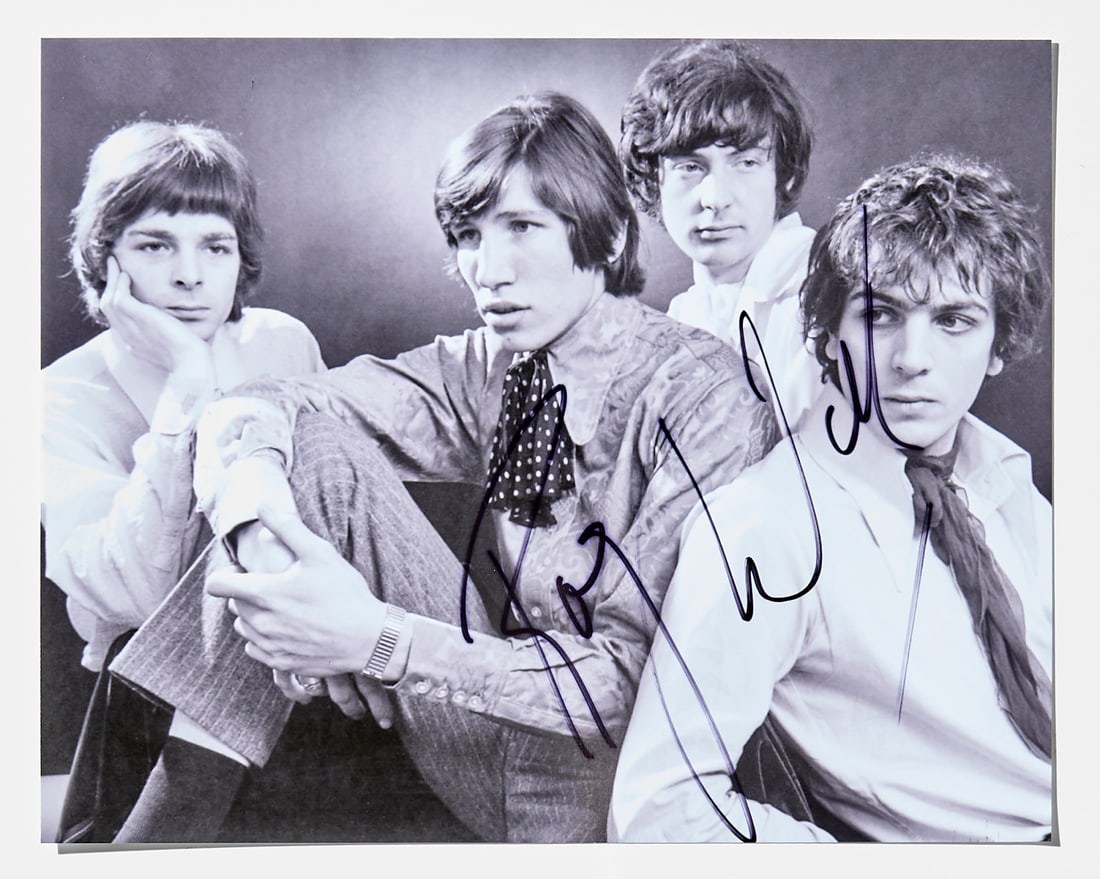 Pink Floyd, foto autografata Anni '60 - Pink Floyd, signed photo 60s