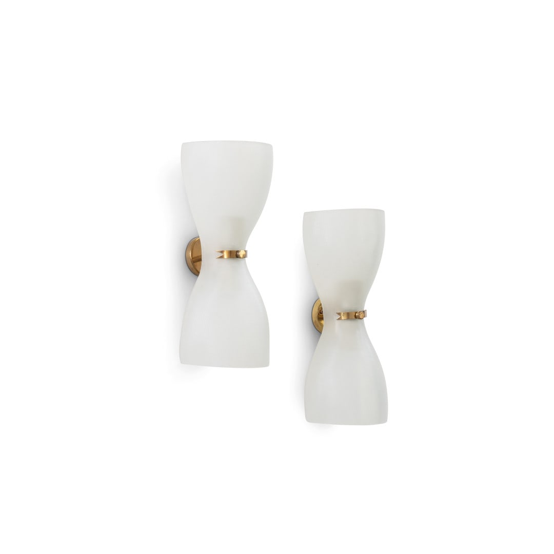 FONTANA ARTE (ATTRIBUITO) DUE LAMPADE DA PARETE  Italia anni ‘50 - FONTANA ARTE (ATTRIBUITO) Two (1 of 1)