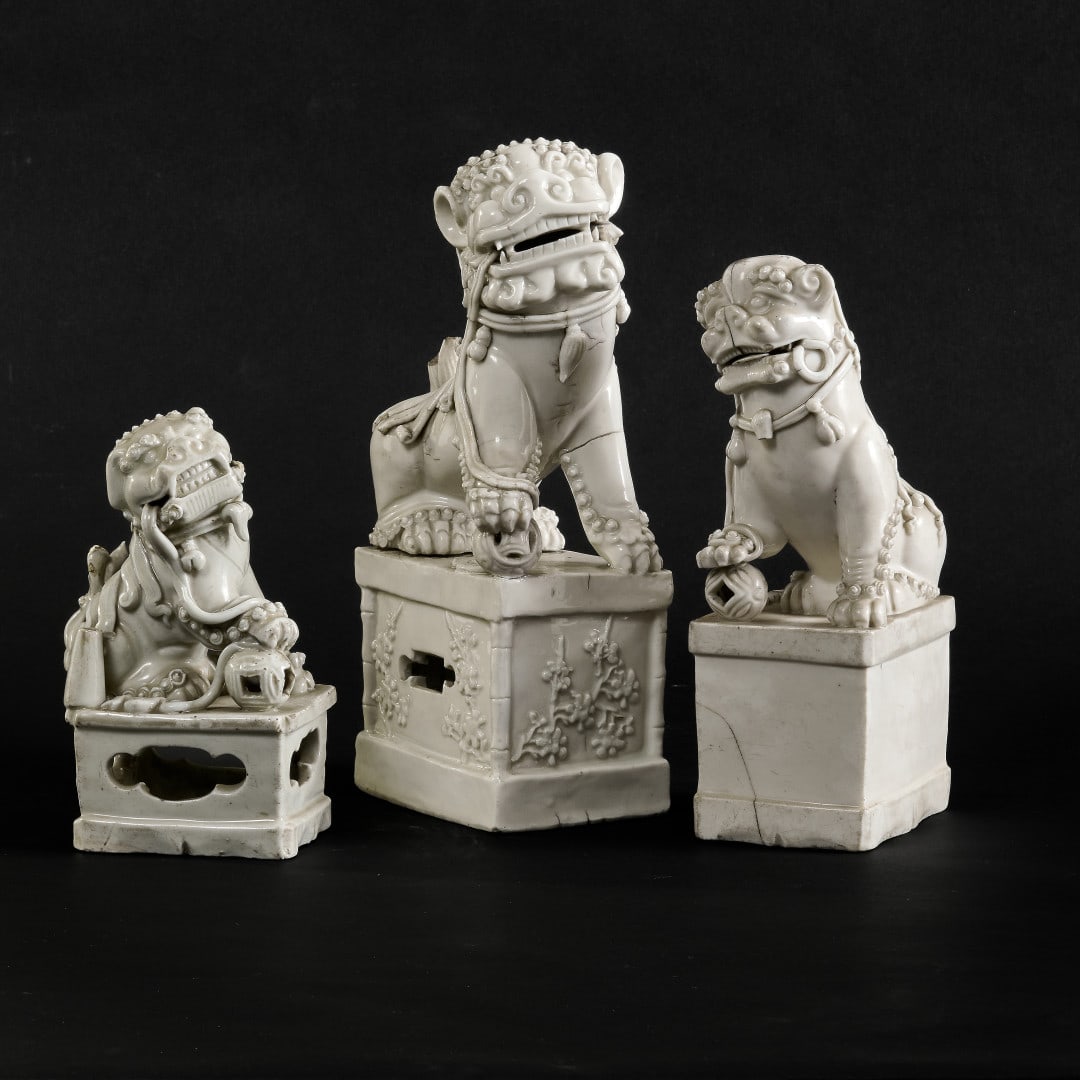 Three Buddhist lions China, Qing dynasty, second half of the 17th century (1 of 1)