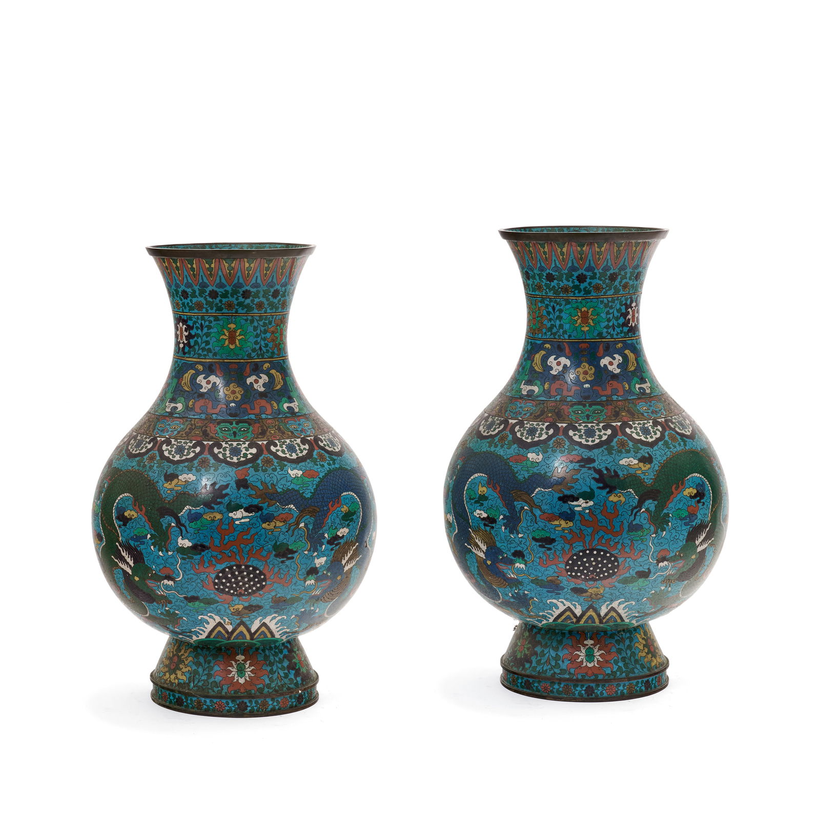 Pair of large vases China, 19th-20th century (1 of 1)
