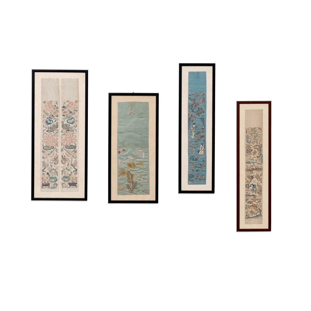 Seven embroideries China, early 20th century (1 of 1)