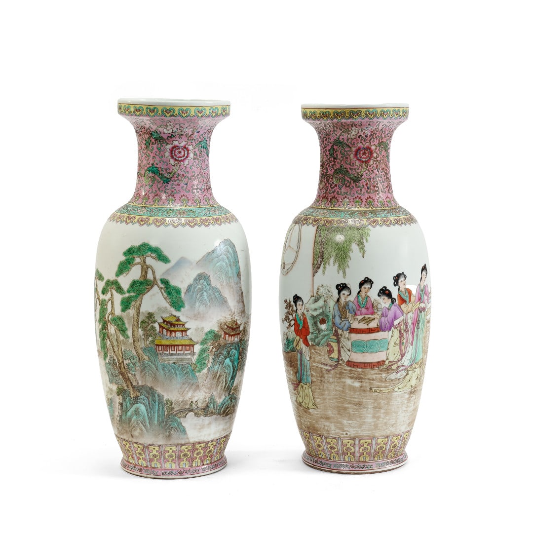 Two large vases China, 20th century (1 of 1)