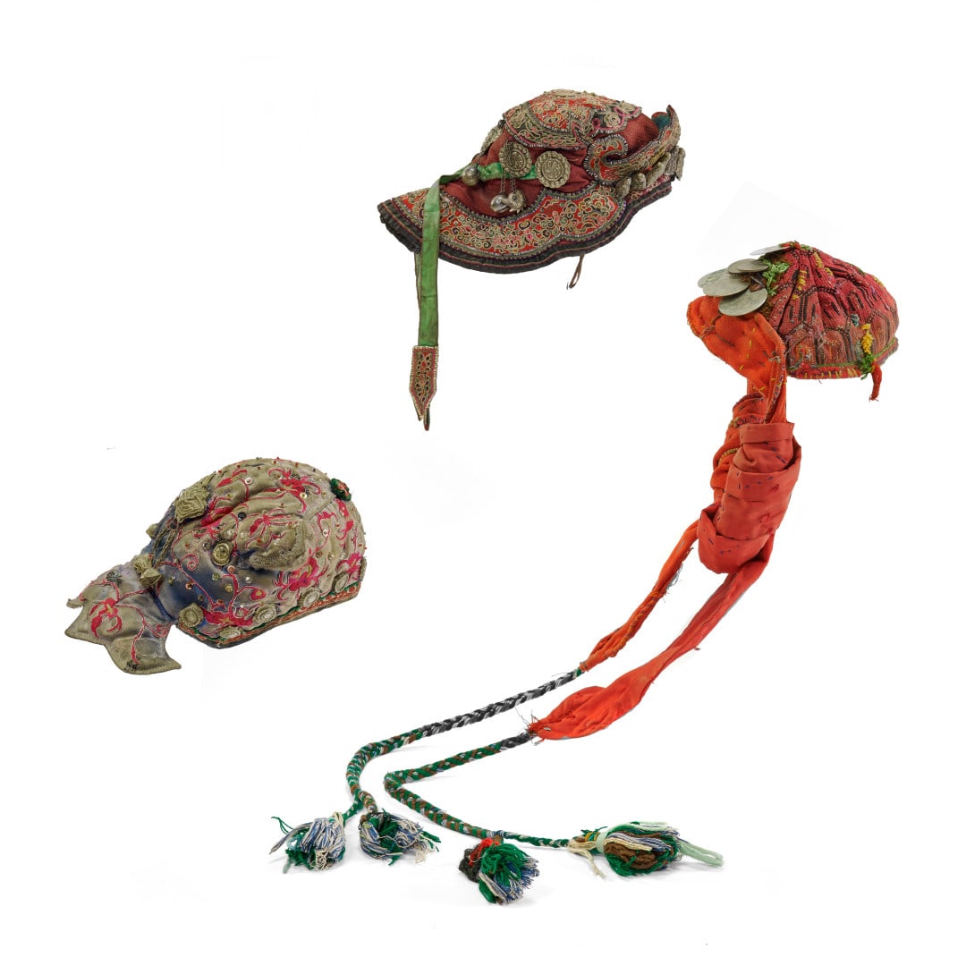 Three hats Afghanistan, 20th century (1 of 1)