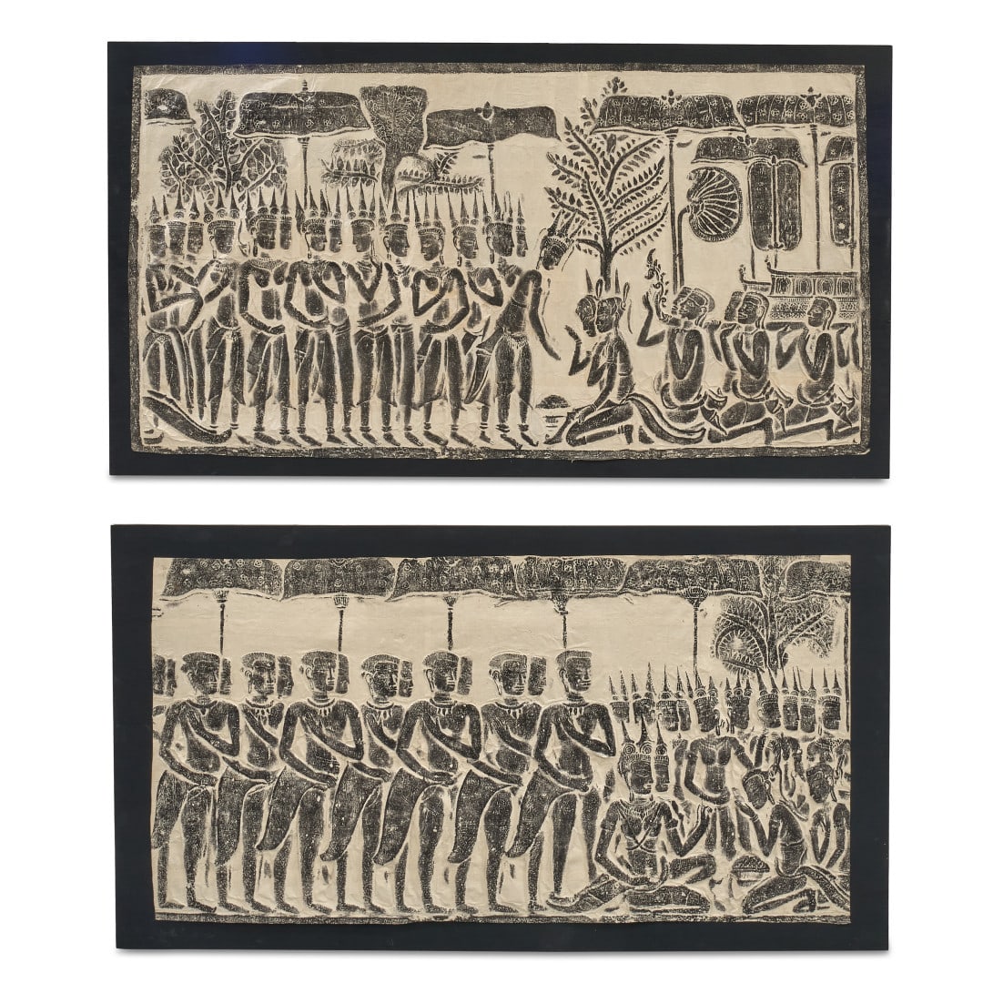 Two rubbings Thailand, 20th century (1 of 1)