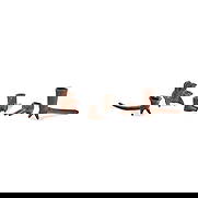 Smoker and pipes Costa Rica, pre-Columbian period: Earthenware. Different measures.