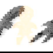 Human figure Mexico, Veracruz culture, 150 B.C.-750 A.D.: Earthenware with traces of painting. 7.1 x 4.3 x 1.6 in.