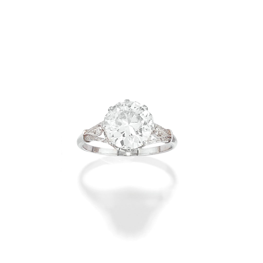 ANTICO ANELLO IN DIAMANTE - ANTIQUE DIAMOND RING (1 of 2)