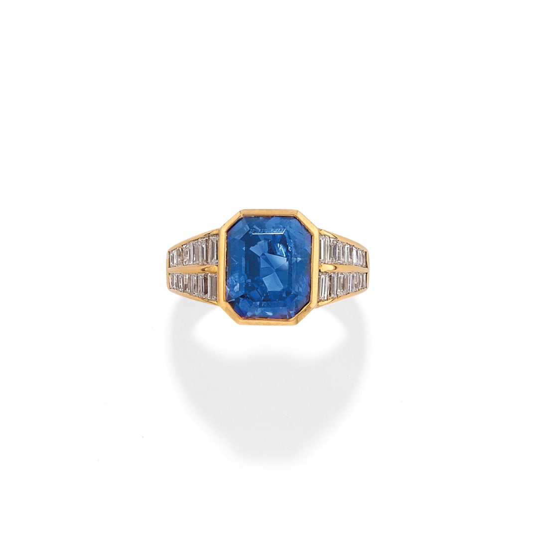 ANELLO IN ZAFFIRO - SAPPHIRE RING (1 of 2)