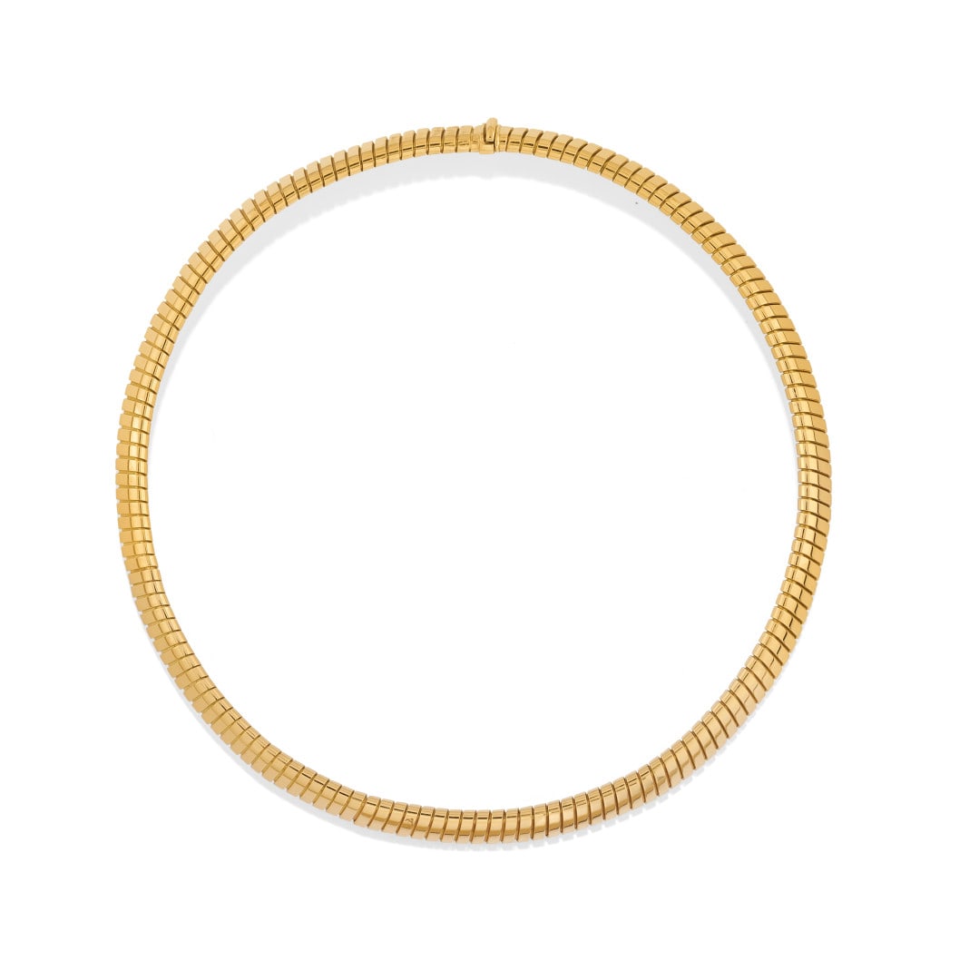 DEMI-PARURE IN ORO GIALLO, BULGARI - YELLOW GOLD DEMI-PARURE, BULGARI (1 of 3)
