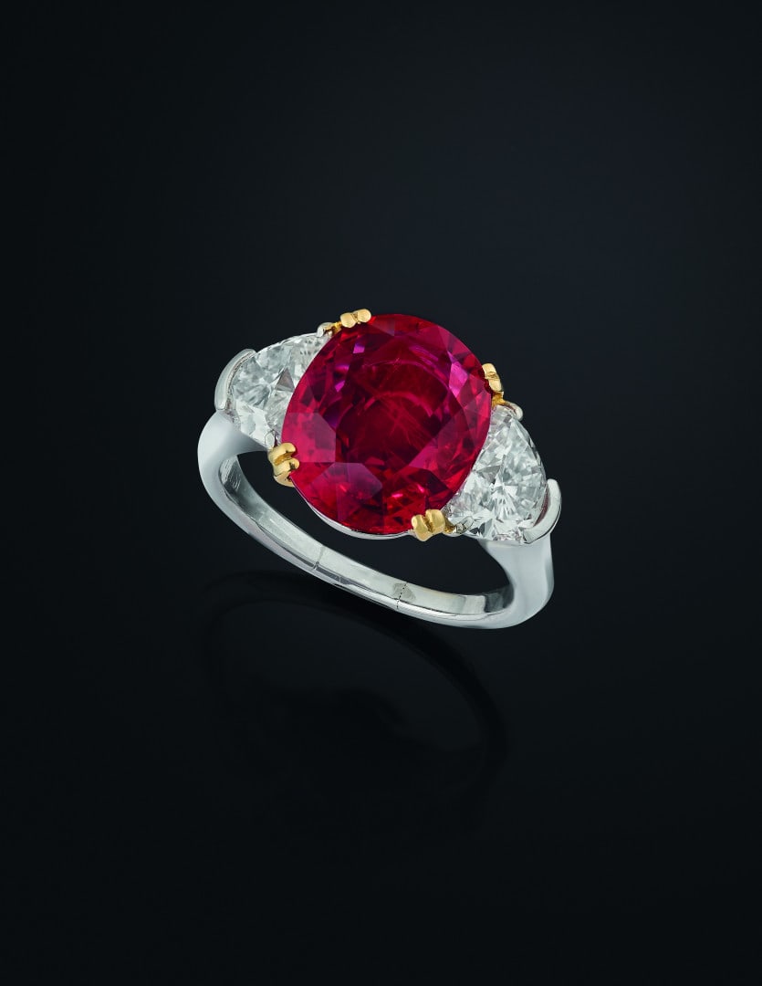 ANELLO IN RUBINO E DIAMANTI, CUSI - RUBY AND DIAMOND RING, CUSI - 2