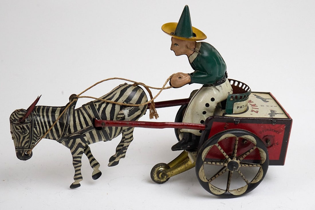 LEHMANN - MADE IN GERMANY Zikra Carretto con zebra #752 Anni '10/'20 - LEHMANN - MADE IN GERMANY (1 of 1)