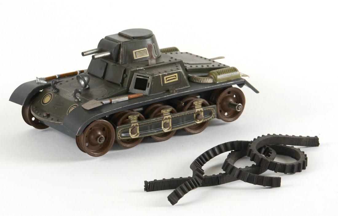 GESCHA - MADE IN GERMANY Carro armato Anni '30 - GESCHA - MADE IN GERMANY Tank 30s (1 of 1)