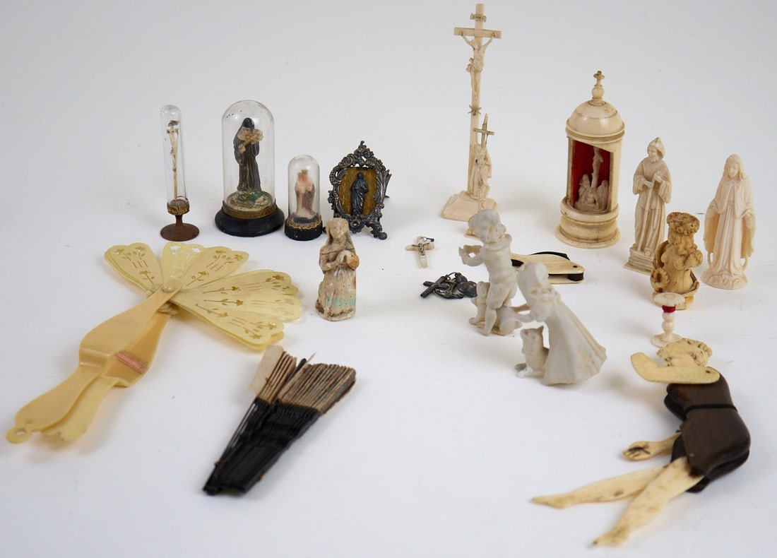 Insieme di oggetti doll house Anni '20/'30 - Dollhouse set of objects 20s/30s (1 of 2)