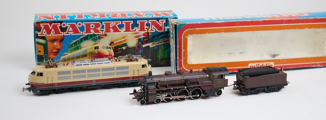 MARKLIN - MADE IN GERMANY H0 #3054 e 3111 Anni '70/'80 - MARKLIN - MADE IN GERMANY H0 #3054 and (1 of 1)