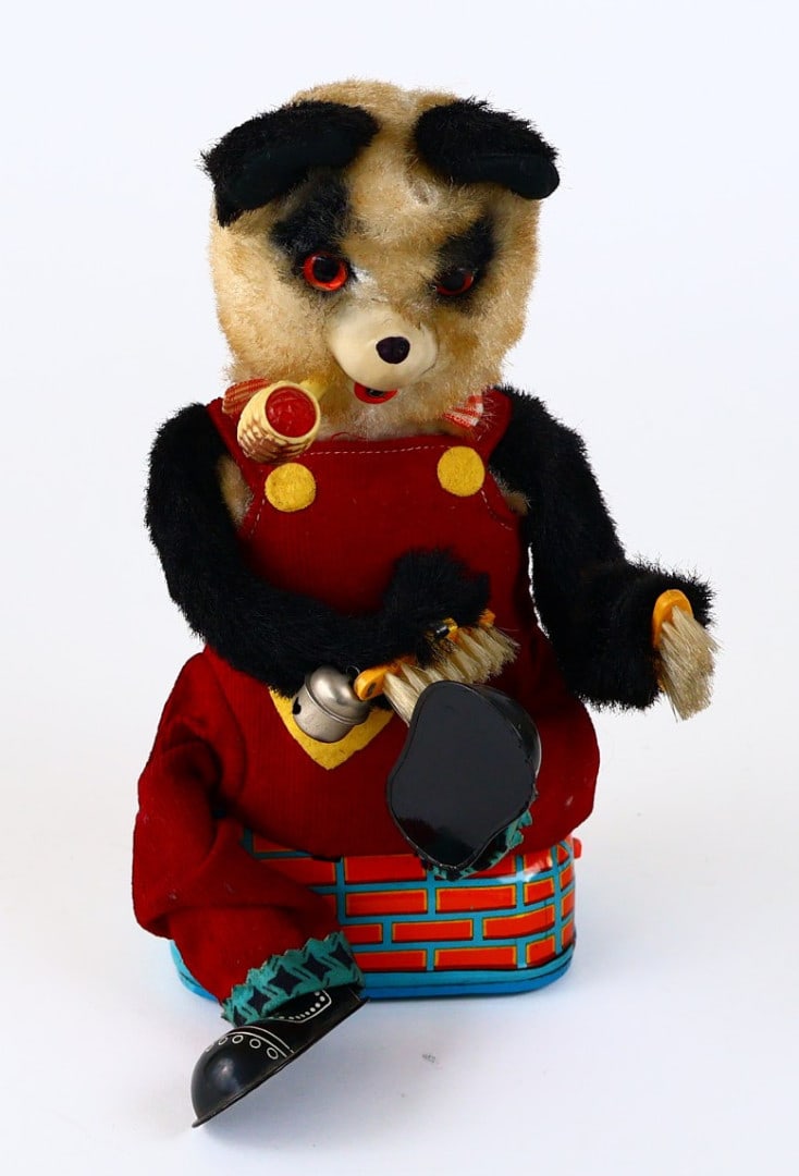 ALPS - MADE IN JAPAN Smoking & Shoe Shining Panda Bear Anni '40/'50 - ALPS - MADE IN JAPAN Smoking (1 of 1)