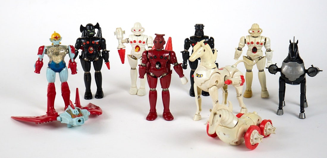 GIG - MADE IN ITALY I Micronauti Anni '70 - GIG - MADE IN ITALY I Micronauti 70s: non completi, ideali come pezzi di ricambio. (1 scatola) - incomplete items, ideal as spare parts. (1 scatola)