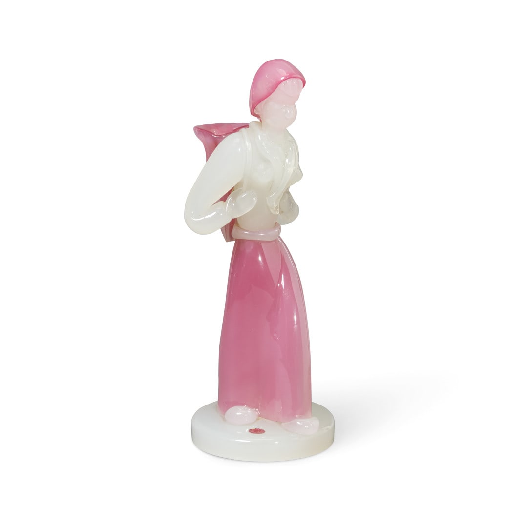 ARCHIMEDE SEGUSO 1909-1999 ‘Paesana’ 1959 - ARCHIMEDE SEGUSO 1909-1999 ‘Paesana’ 1959: Vetro. 41,50 x 16,00 x 17,00 cm - Glass. 16.34 x 6.30 x 6.69 in.