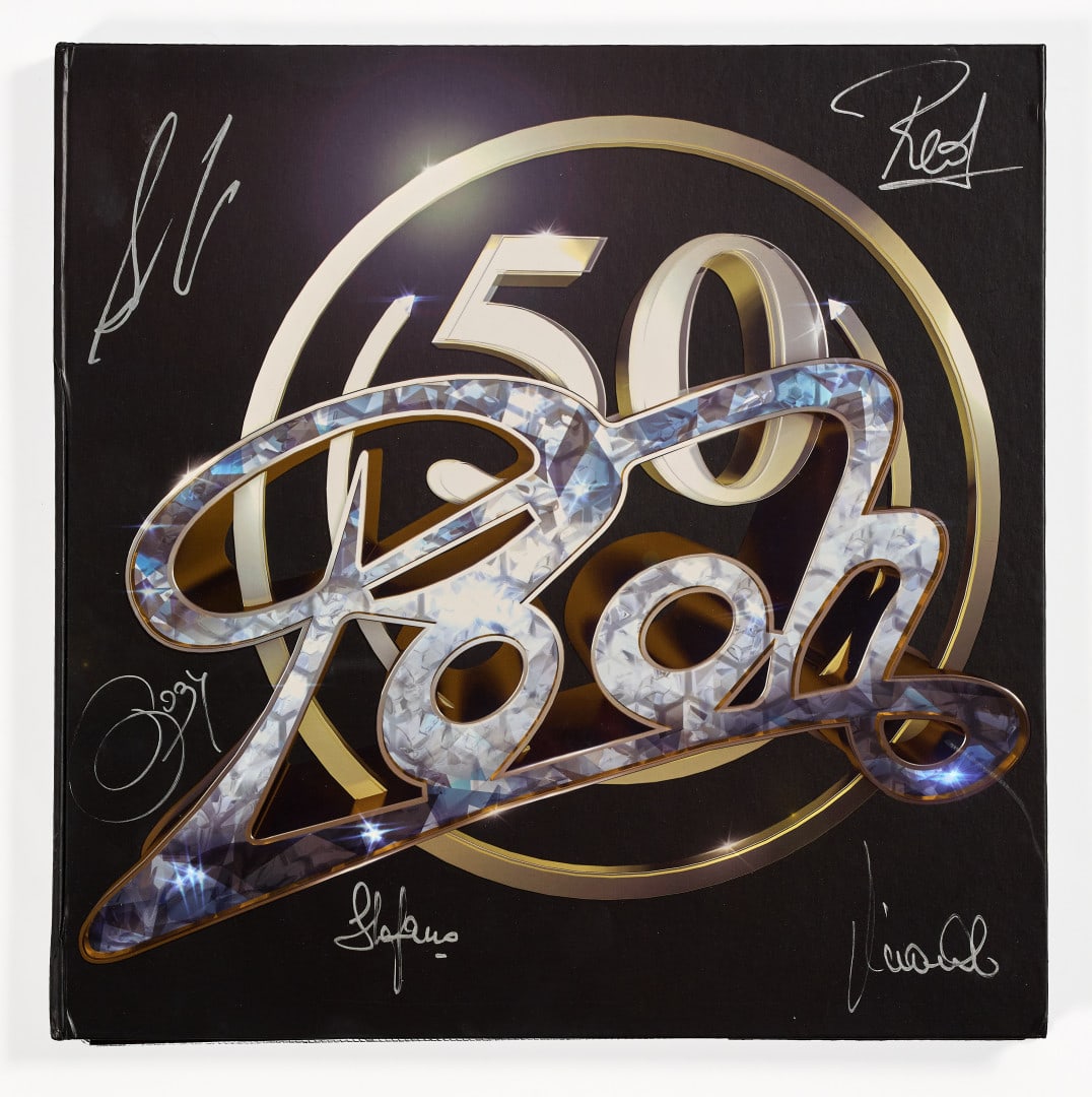 POOH 50 2016: Original double LP and double CD, featuring autographs of all band members on the cover