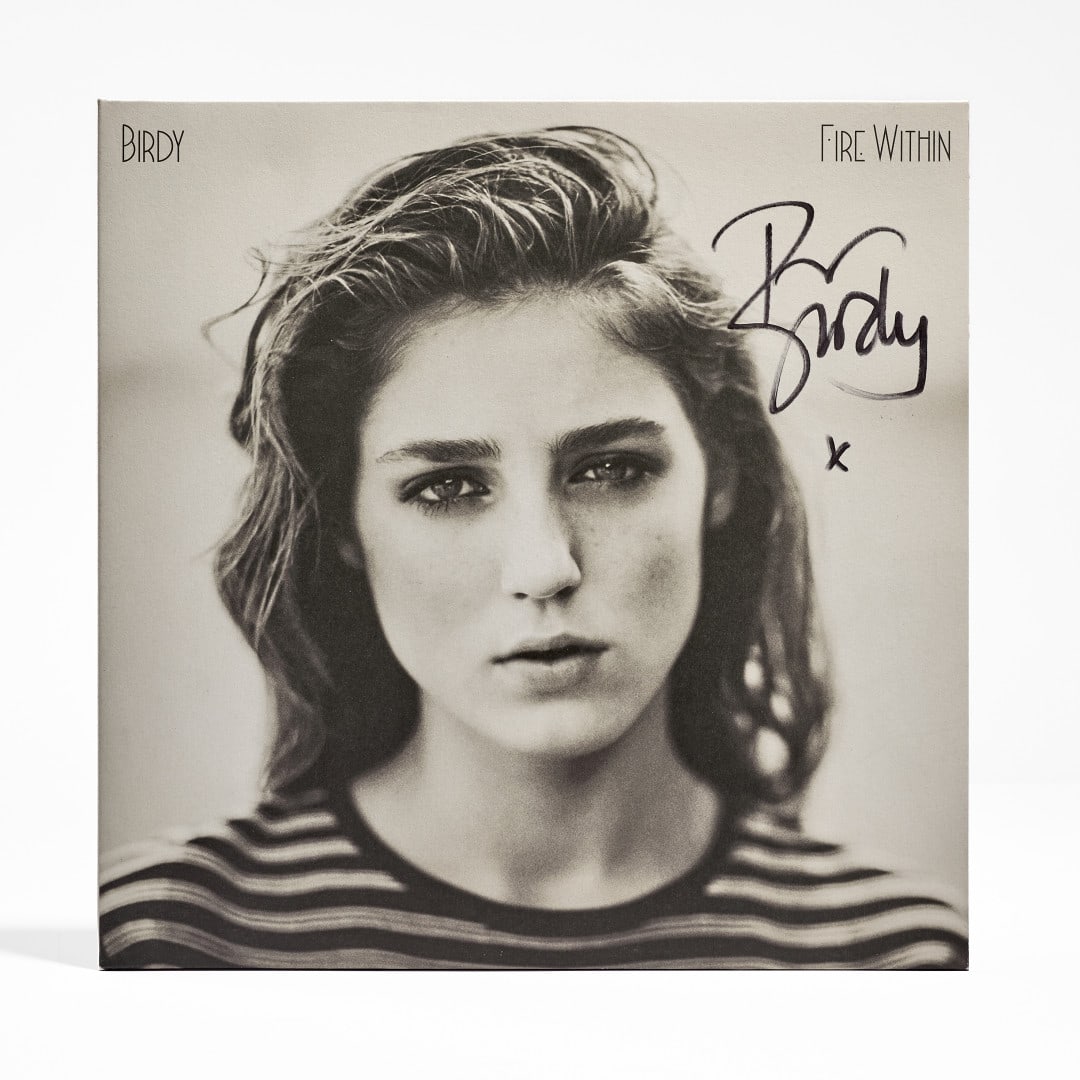 BIRDY Fire Within 2013: Original LP signed on the cover by the artist 