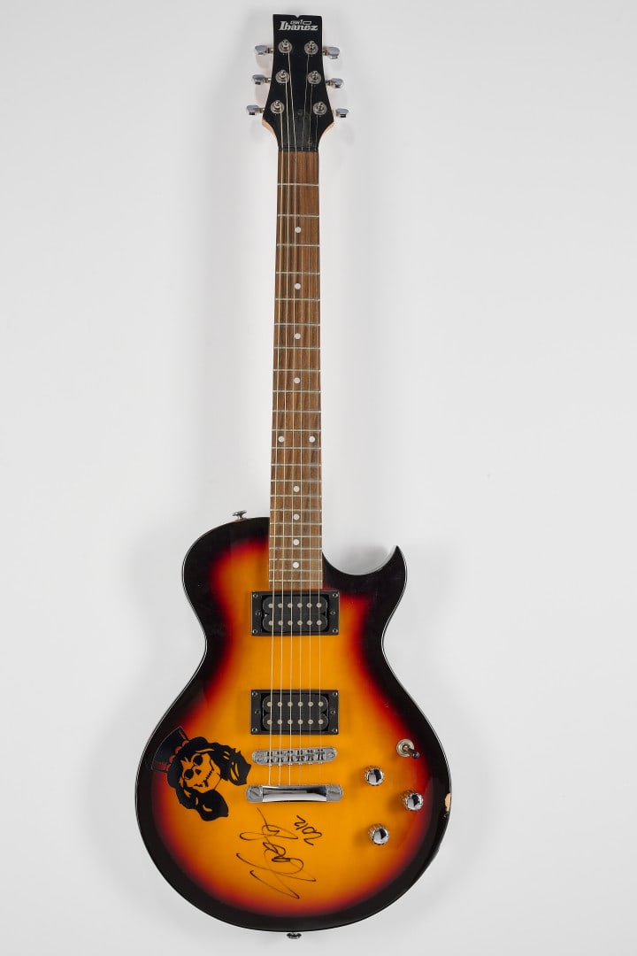 SLASH Autographed Ibanez electric guitar (1 of 1)