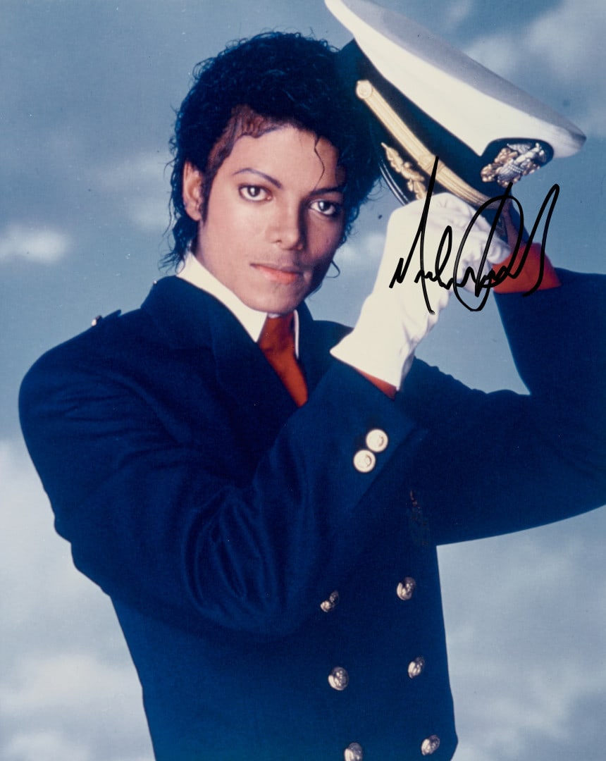MICHAEL JACKSON Signed photographic print (1 of 1)