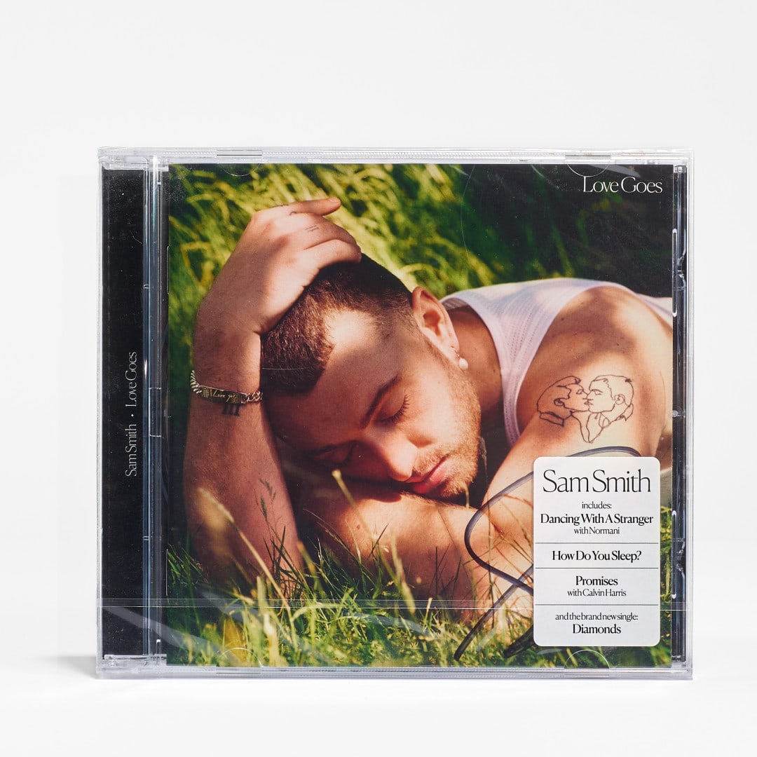 SAM SMITH Love Goes 2020: Signed CD on the booklet cover