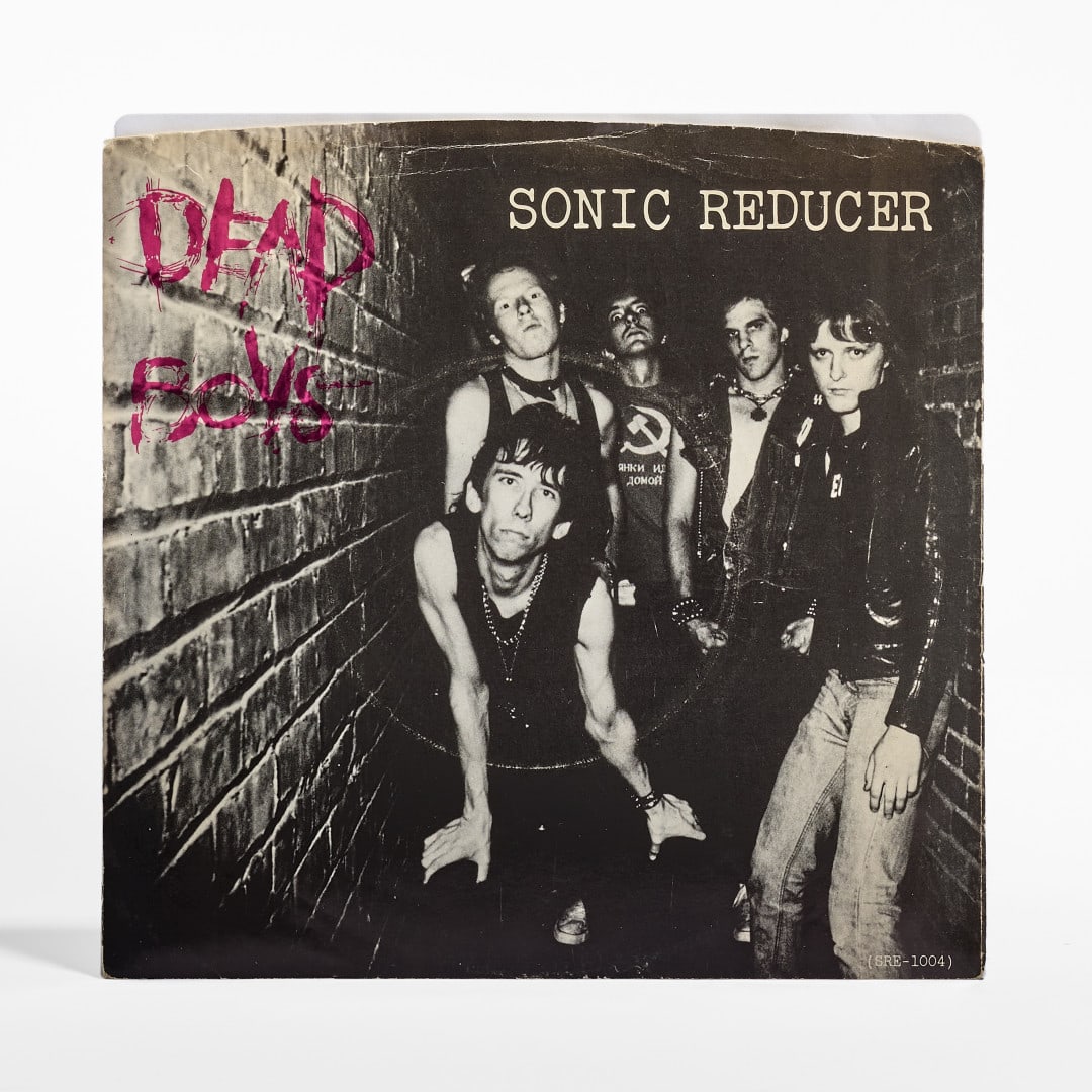 DEAD BOYS Sonic Reducer 1977: Opening track of Young, Loud and Snotty and one of the most influential punk songs, symbolizing the genre’s raw and immediate energy SRE 1004 Format: 7", 45 RPM Country: USA Record VG+ Cover VG