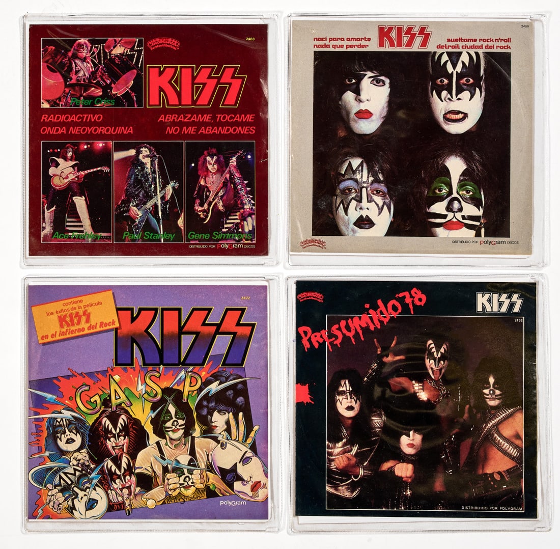 KISS Mexican 45 RPM set 1970/80s (1 of 1)