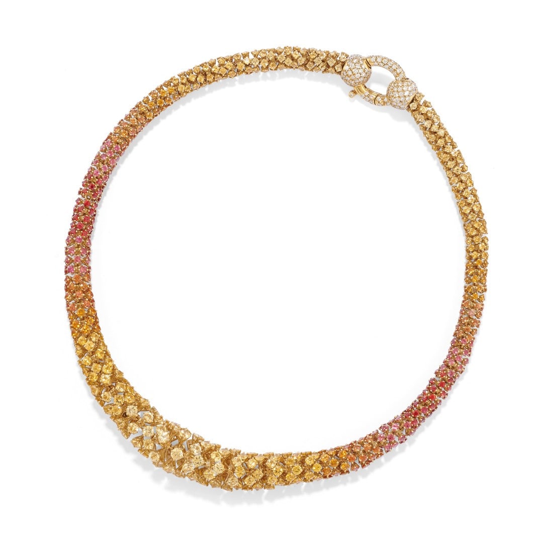 GIROCOLLO IN ZAFFIRI MULTICOLOR - MULTI-COLOURED SAPPHIRE NECKLACE (1 of 3)