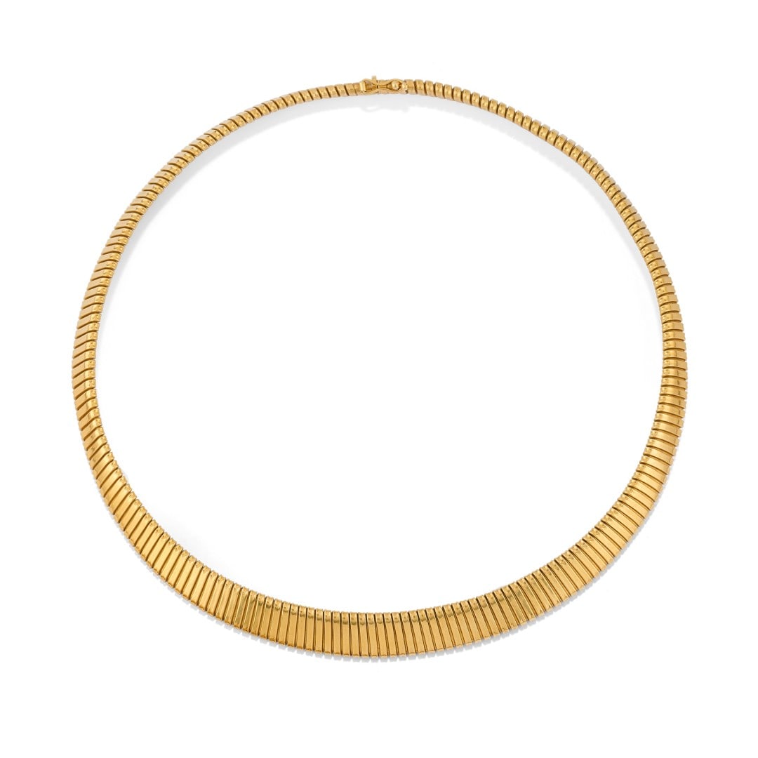DEMI-PARURE IN ORO GIALLO 18 KT - 18K YELLOW GOLD DEMI-PARURE (1 of 2)