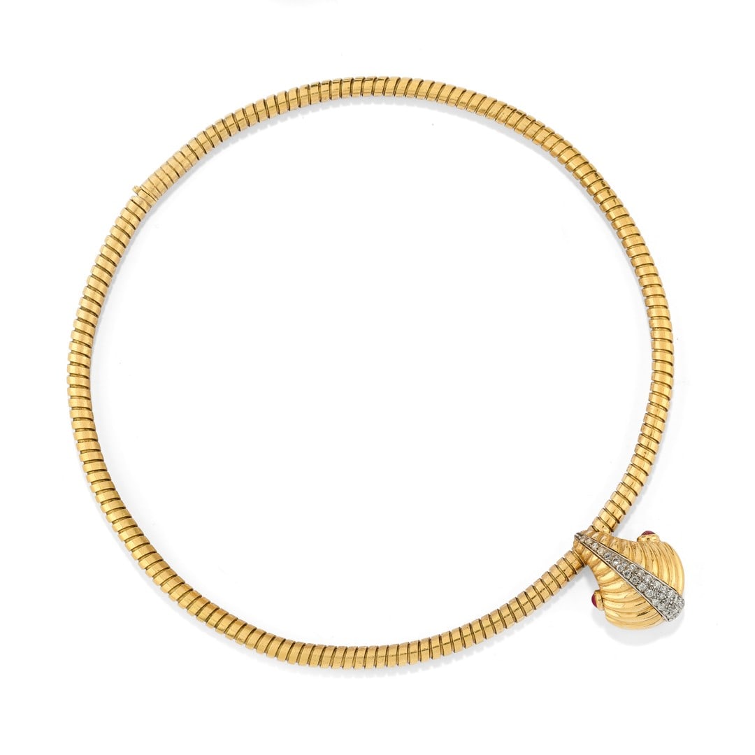 GIROCOLLO IN DIAMANTI - DIAMOND NECKLACE (1 of 1)