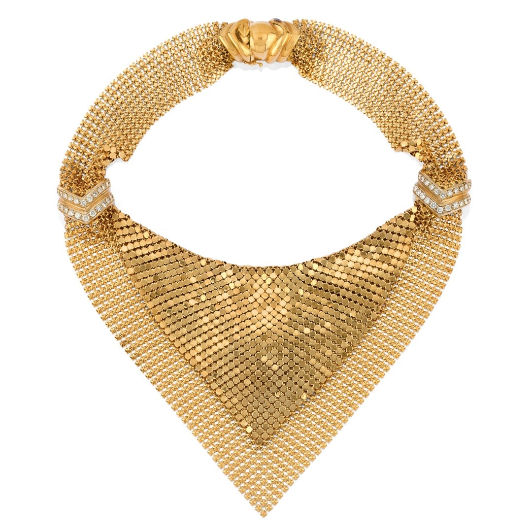 GIROCOLLO ALLA SCHIAVA IN DIAMANTI - DIAMOND CHOKER NECKLACE (1 of 2)
