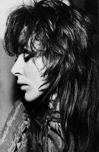 ED VAN DER: Vintage gelatin silver print. â€œLe Oreâ€ credit stamp verso. The actuality magazine Le Ore published Van Der Elskenâ€™s photo shoot dedicated to Vali Myers and to Saint Germain des PrÃ©
