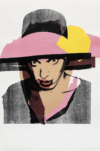 ANDY WARHOL: Color screenprint. Signed, dated and numbered 59/125 by the artist in pencil, verso. 43,62 x 28,86 in.