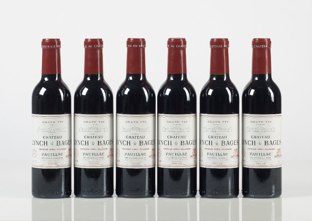 Château Lynch Bages 2000: Château Lynch Bages 2000 5ème Grand Cru Classé, Pauillac RP 97/100, JS 95/100 (6 bts 0,375 Lt.)